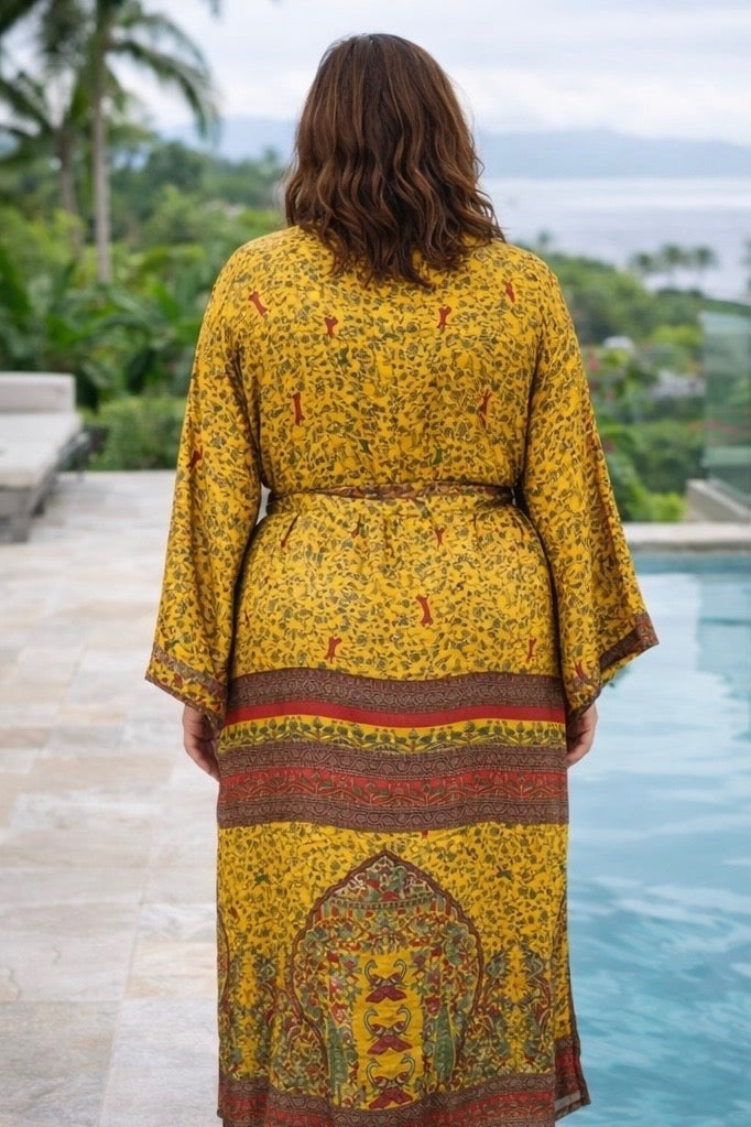 Bell Sleeved Lounge Wrap