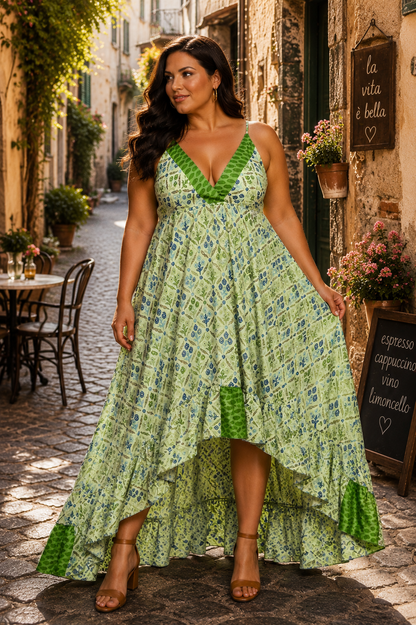 Plus Hi-Low Dress