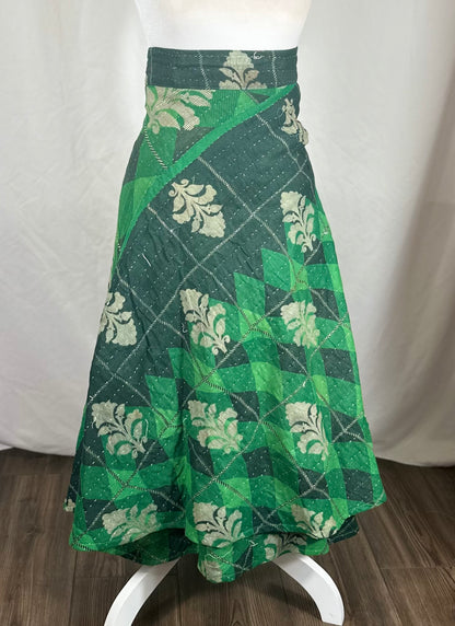 The Kantha Wrap Skirt