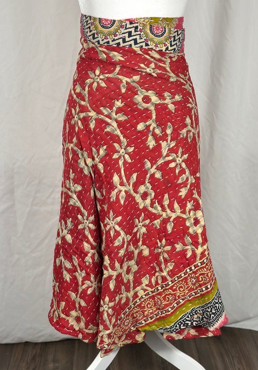 The Kantha Wrap Skirt
