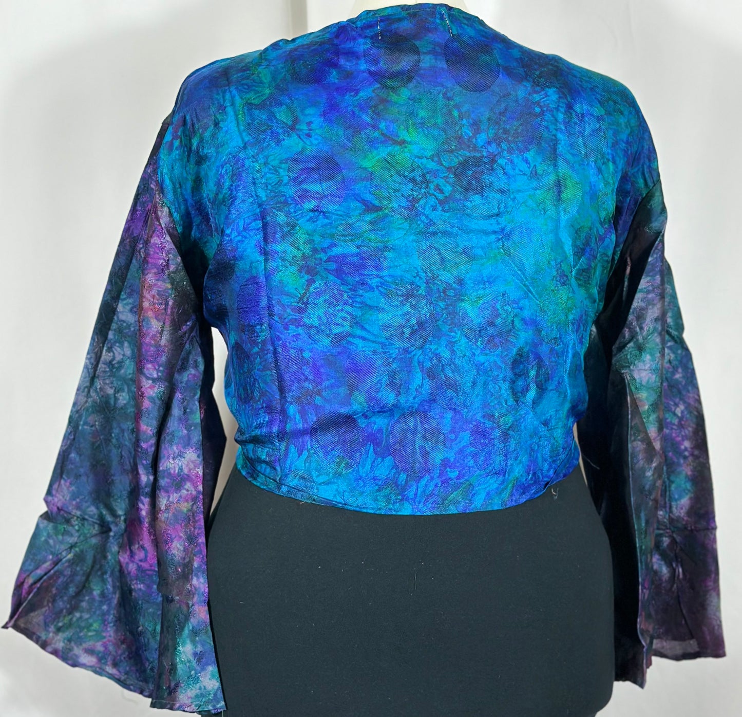 Plus Tie Dye Wrap Top