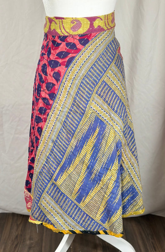 The Kantha Wrap Skirt