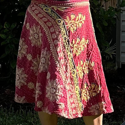 The Kantha Wrap Skirt