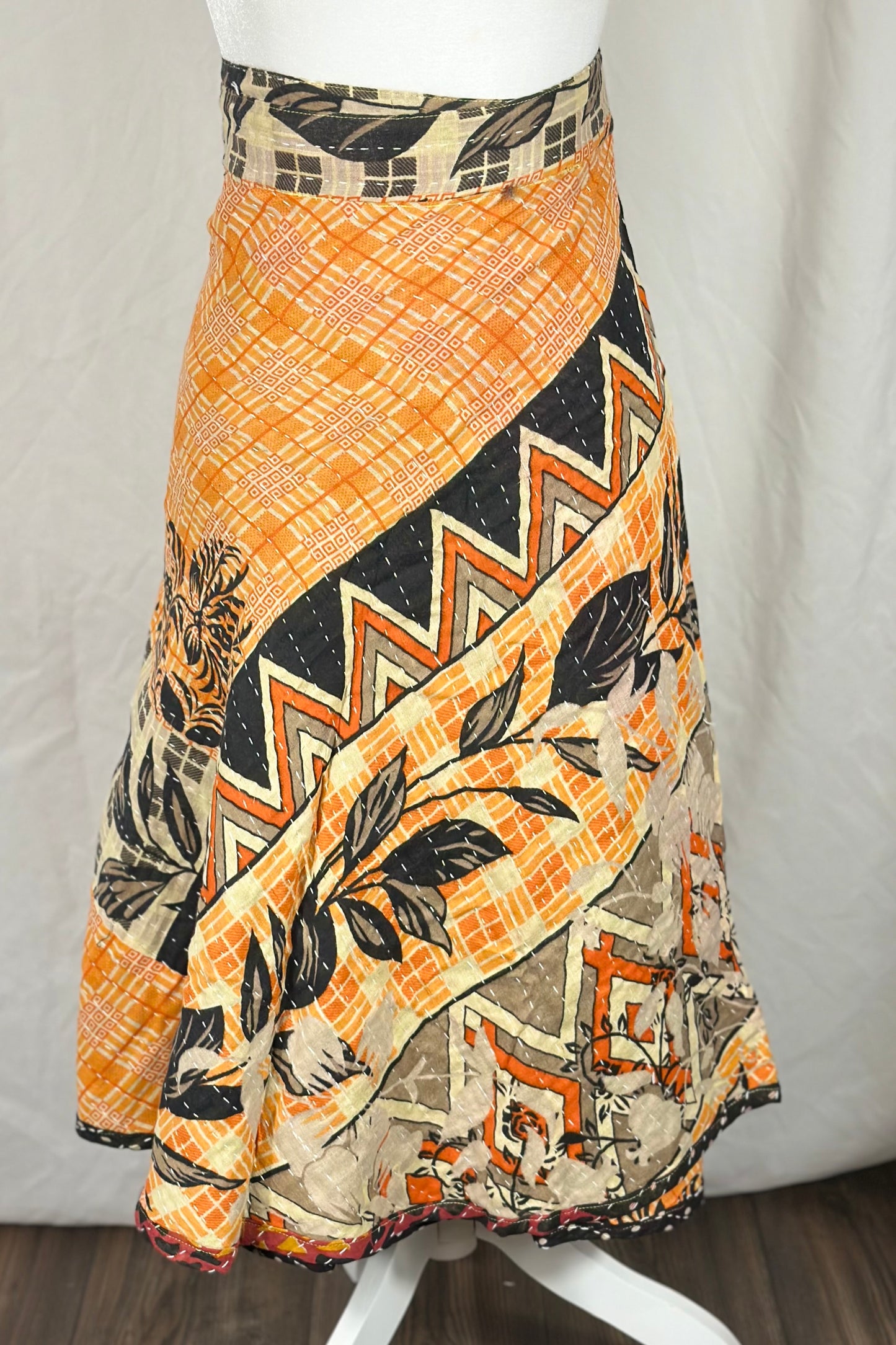 The Kantha Wrap Skirt