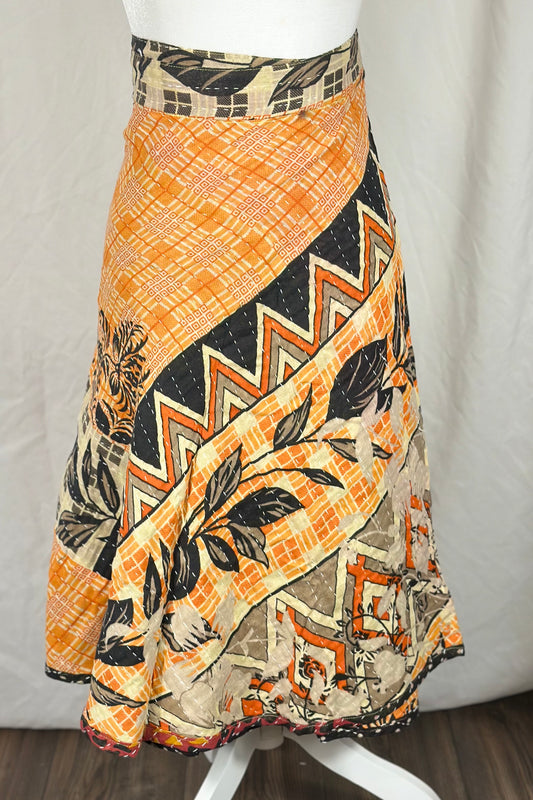 The Kantha Wrap Skirt