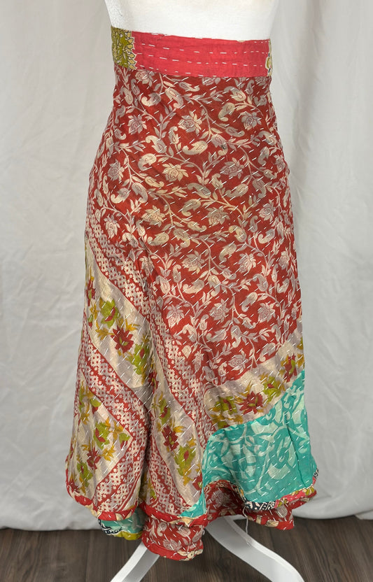 The Kantha Wrap Skirt