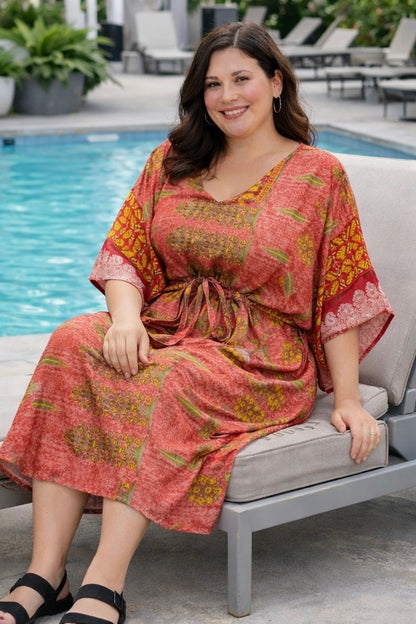 Plus Kaftan (Tea Length)