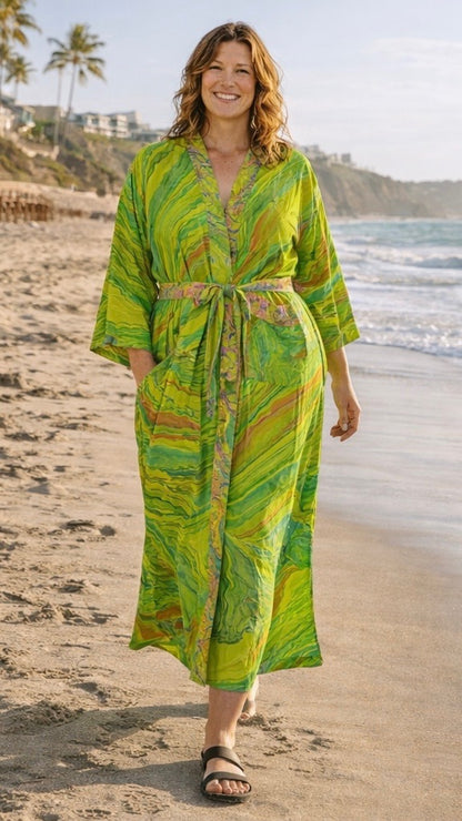 Bell Sleeved Lounge Wrap