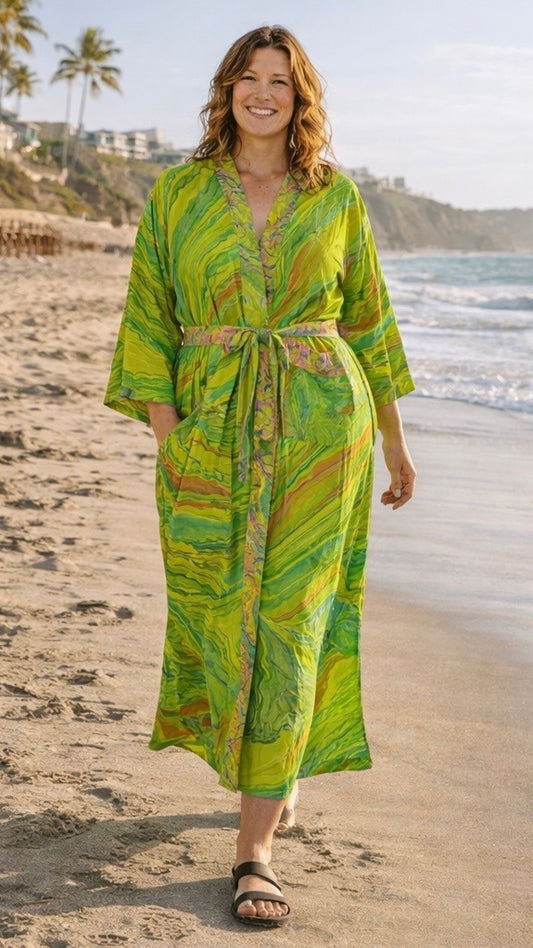 Bell Sleeved Lounge Wrap