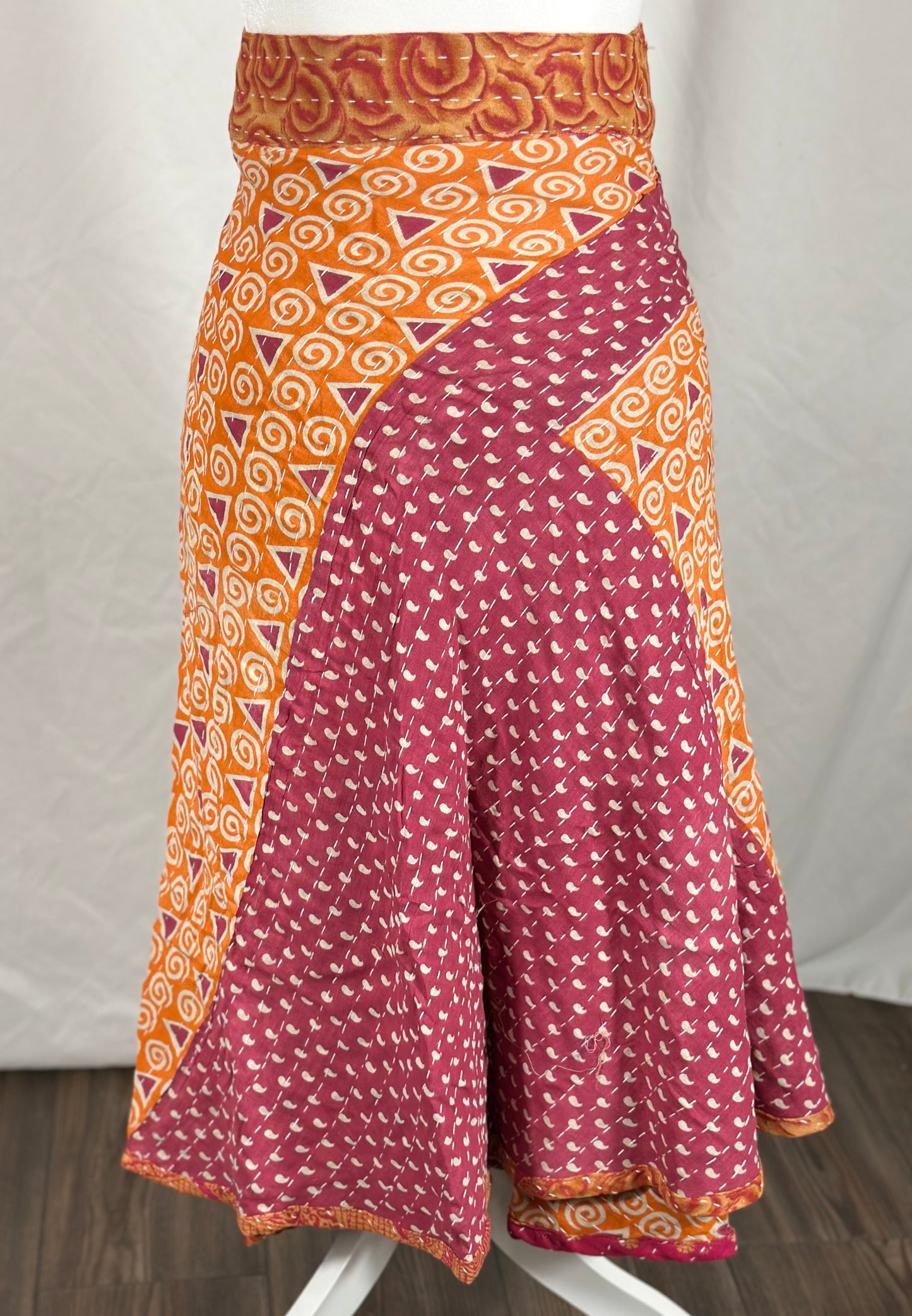 The Kantha Wrap Skirt