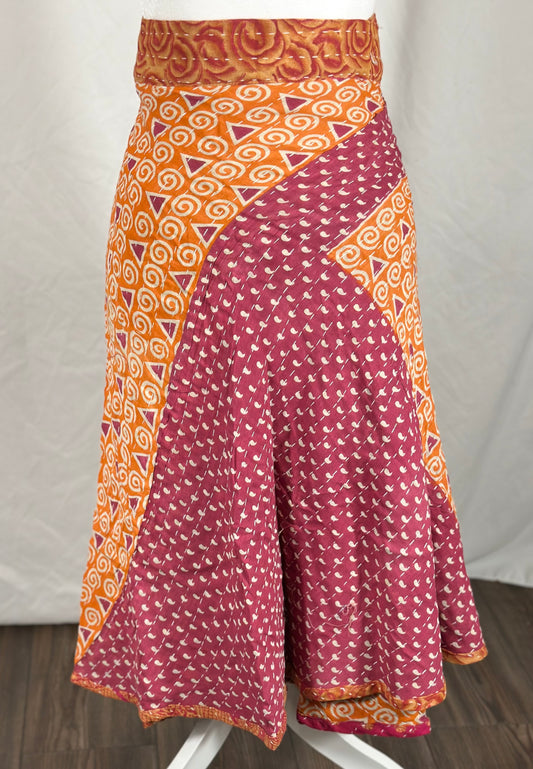 The Kantha Wrap Skirt