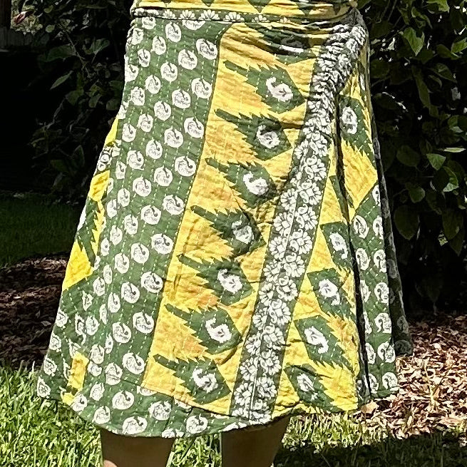 The Kantha Wrap Skirt