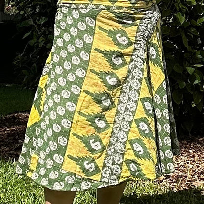 The Kantha Wrap Skirt