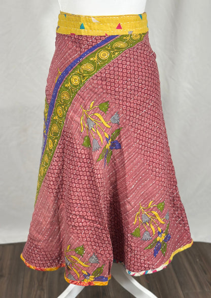 The Kantha Wrap Skirt