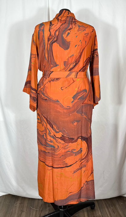 Bell Sleeved Lounge Wrap