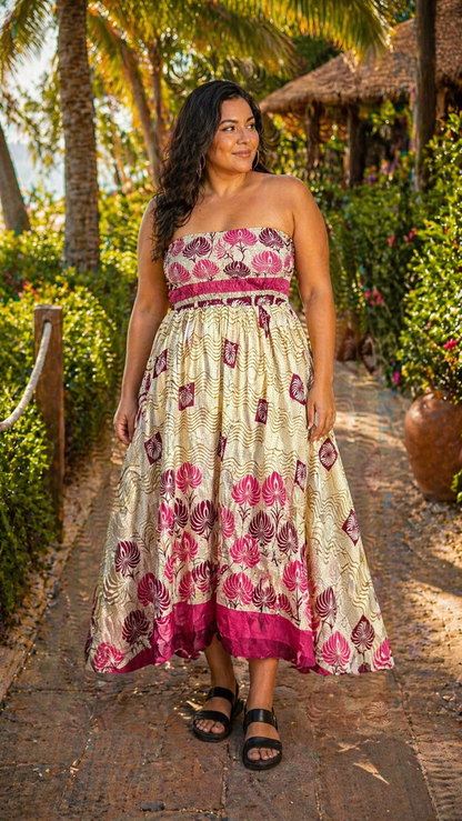 Plus Halter Dress