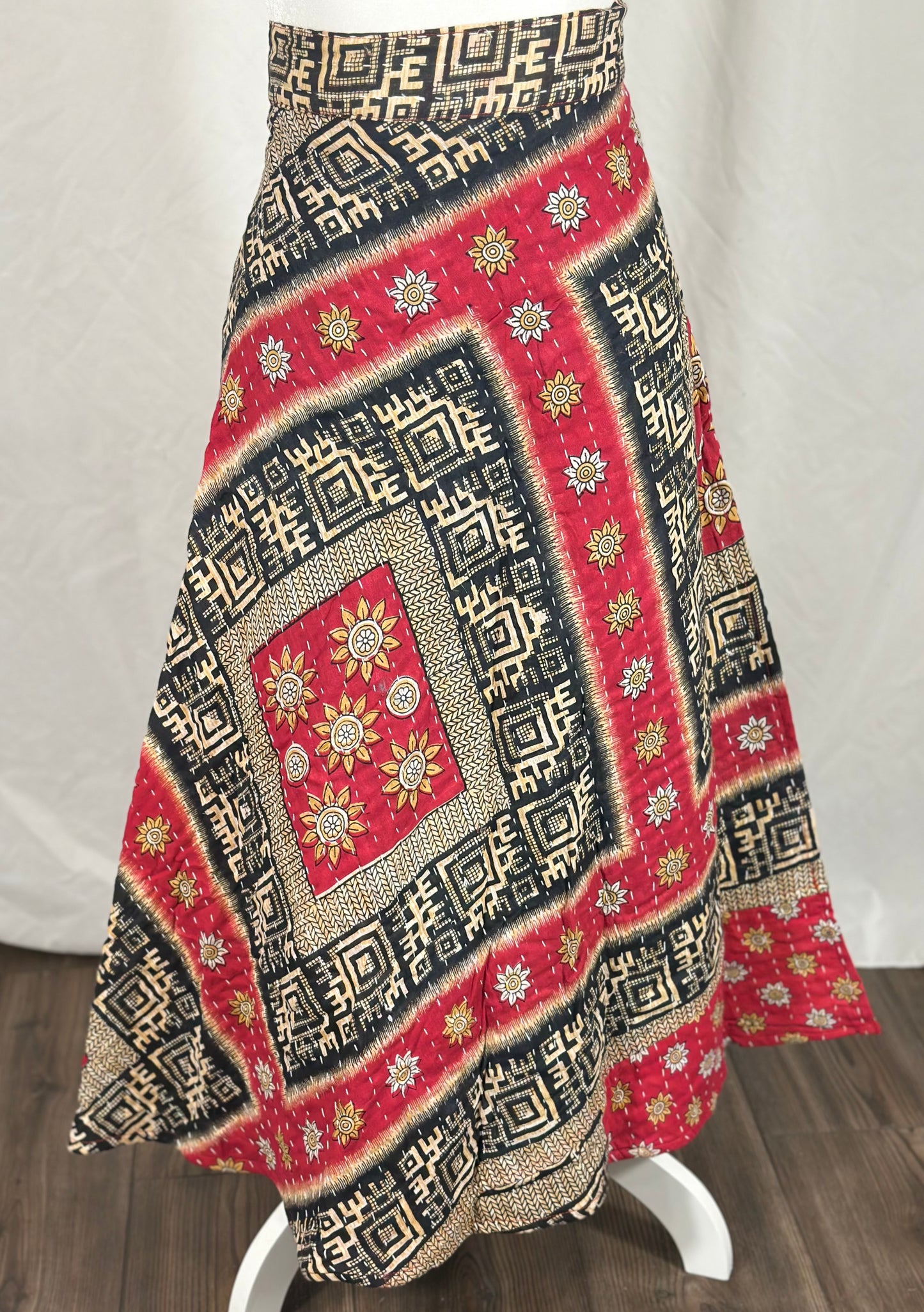 The Kantha Wrap Skirt
