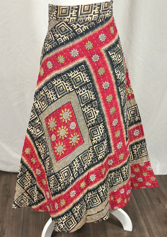 The Kantha Wrap Skirt
