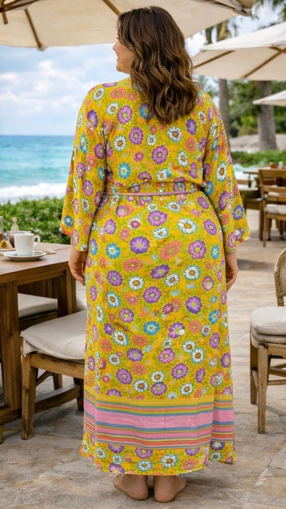 Bell Sleeved Lounge Wrap