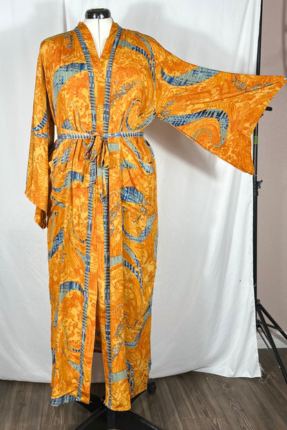 Bell Sleeved Lounge Wrap