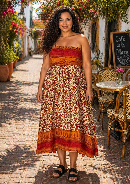Plus Halter Dress