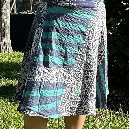 The Kantha Wrap Skirt