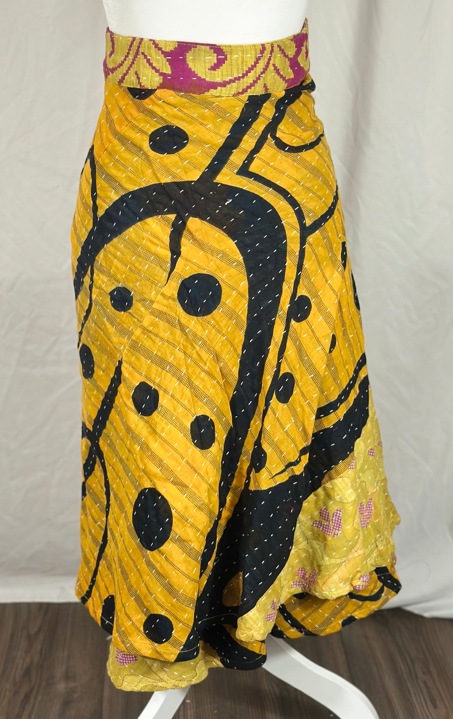 The Kantha Wrap Skirt