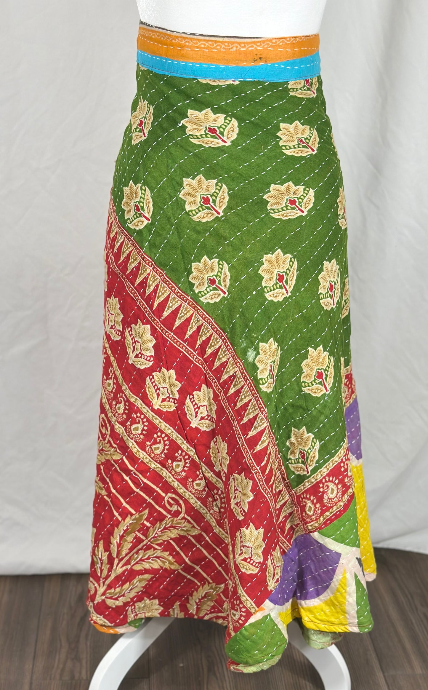 The Kantha Wrap Skirt