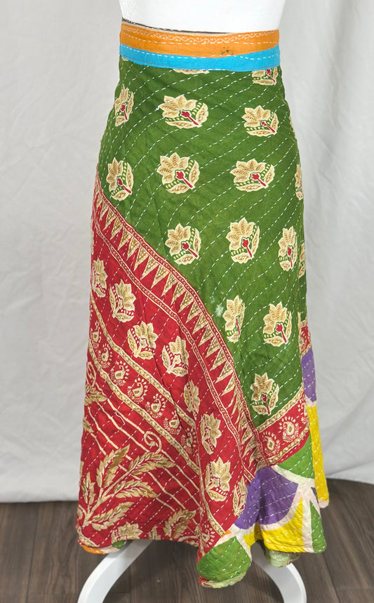 The Kantha Wrap Skirt