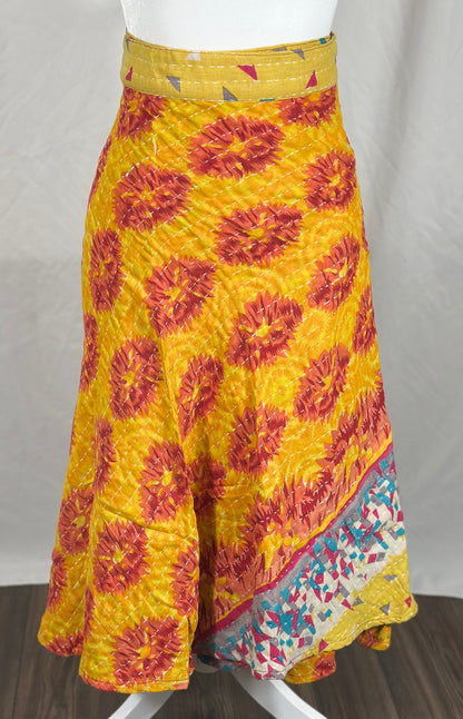 The Kantha Wrap Skirt