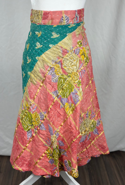 The Kantha Wrap Skirt