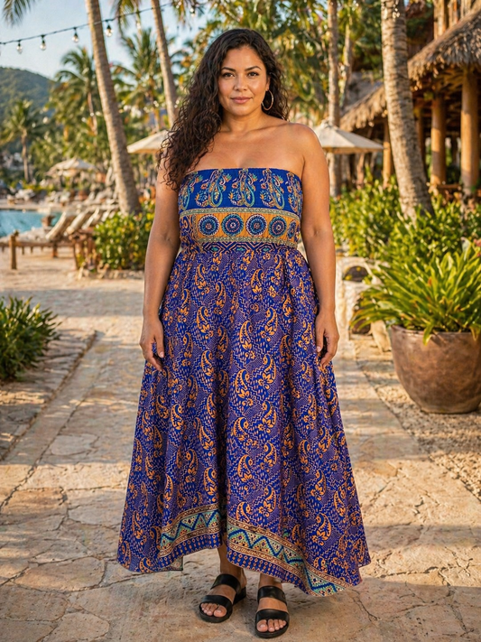 Plus Halter Dress