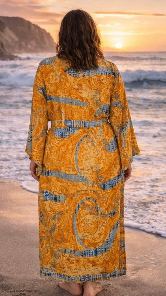 Bell Sleeved Lounge Wrap