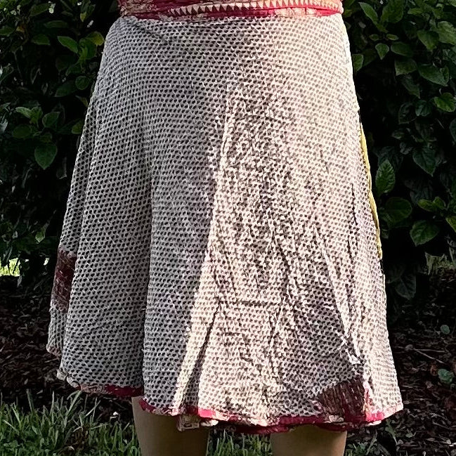 The Kantha Wrap Skirt