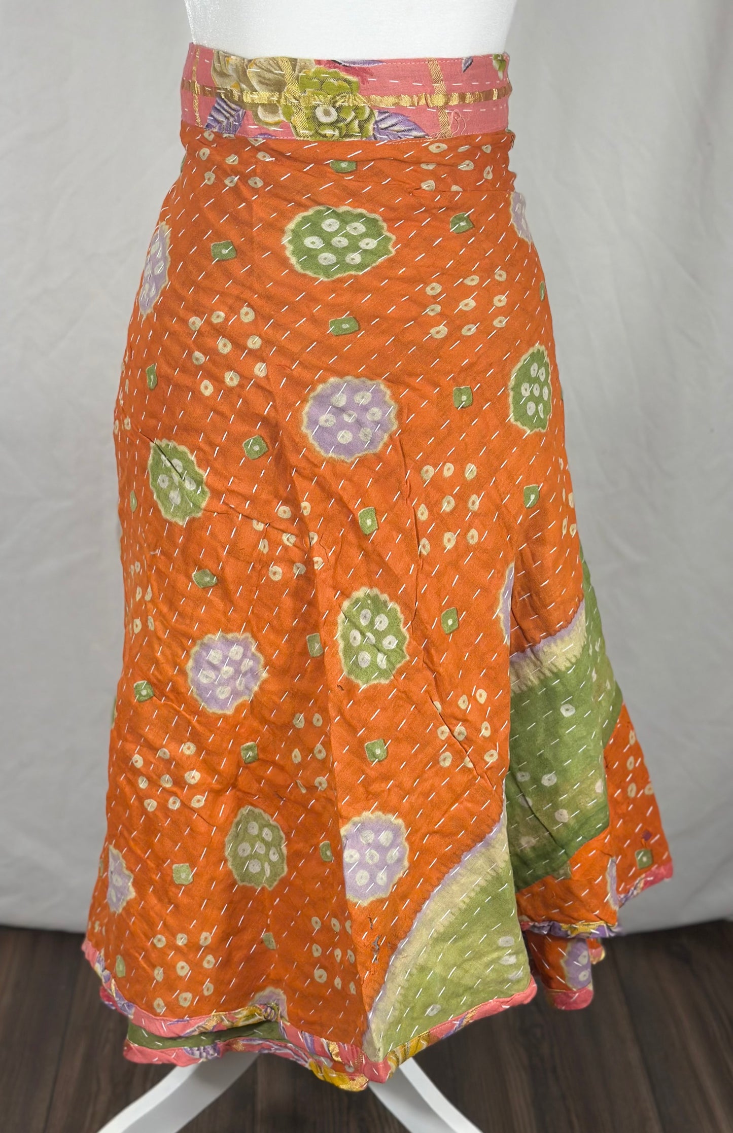 The Kantha Wrap Skirt