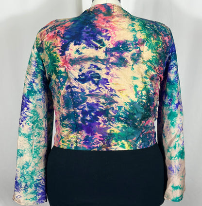 Regular Tie Dye Wrap Top