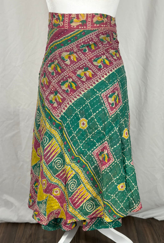 The Kantha Wrap Skirt