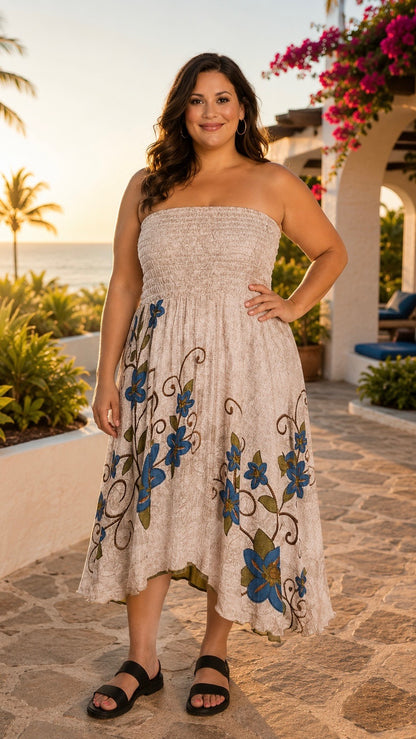 Plus Halter Dress