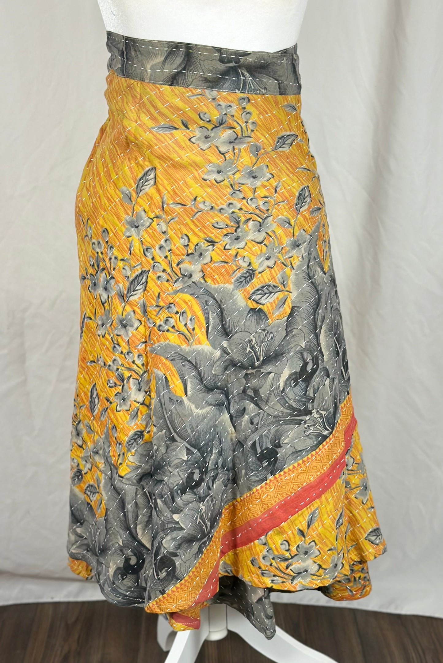 The Kantha Wrap Skirt