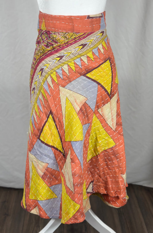 The Kantha Wrap Skirt