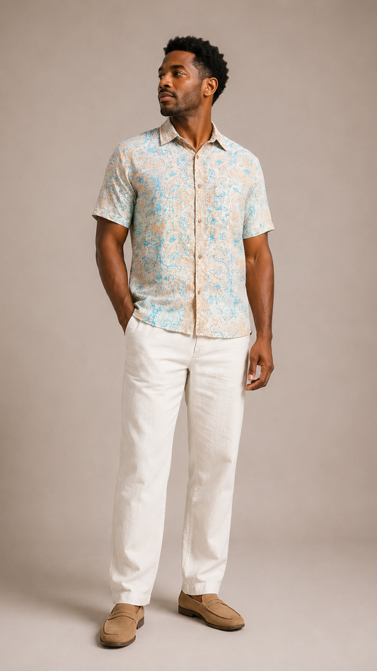 Men's Short Sleeve Shirt (M)