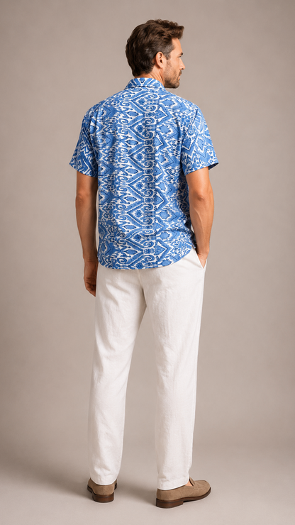 Men's Short Sleeve Shirt (L)