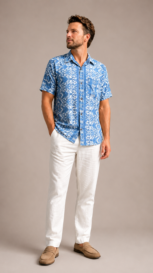 Men's Short Sleeve Shirt (L)
