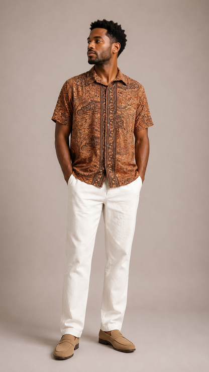 Men's Short Sleeve Shirt (XL)