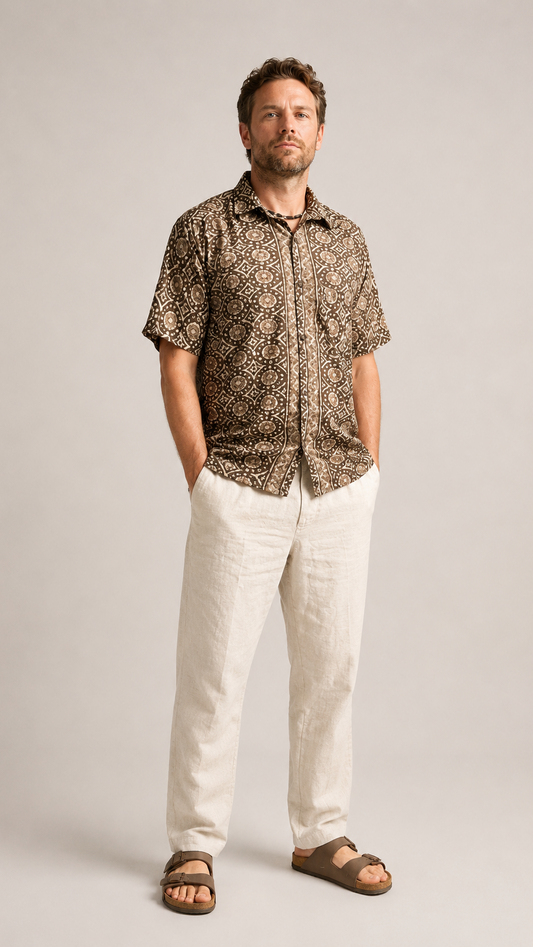 Men's Short Sleeve Shirt (XL)