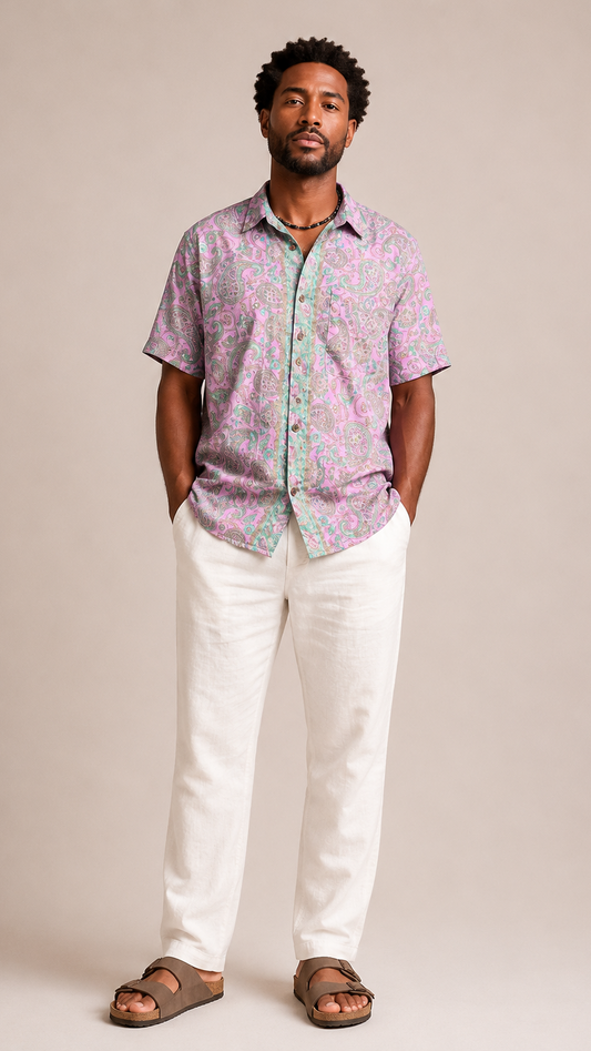 Men's Short Sleeve Shirt (XL)