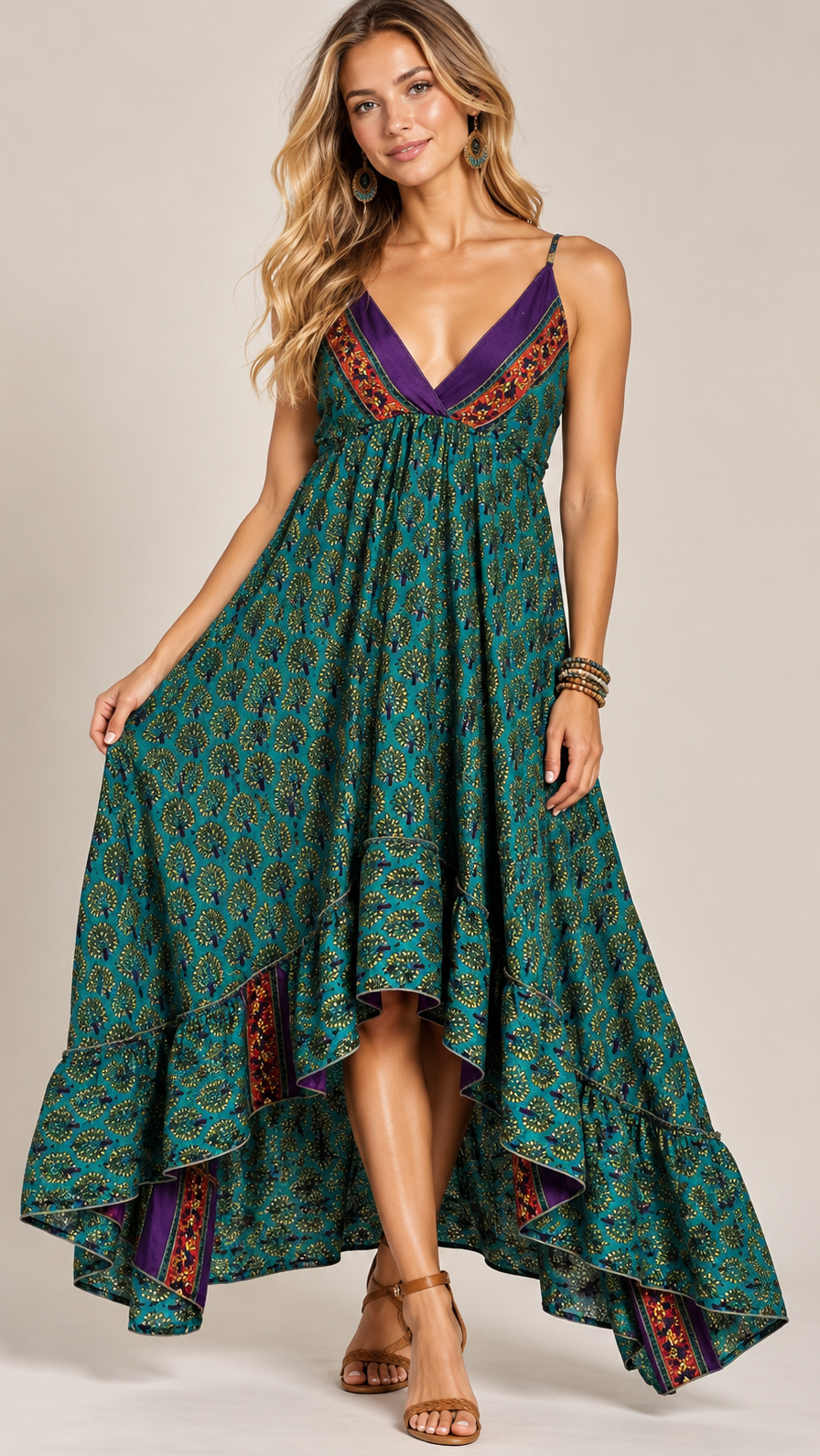 Plus Hi-Low Dress