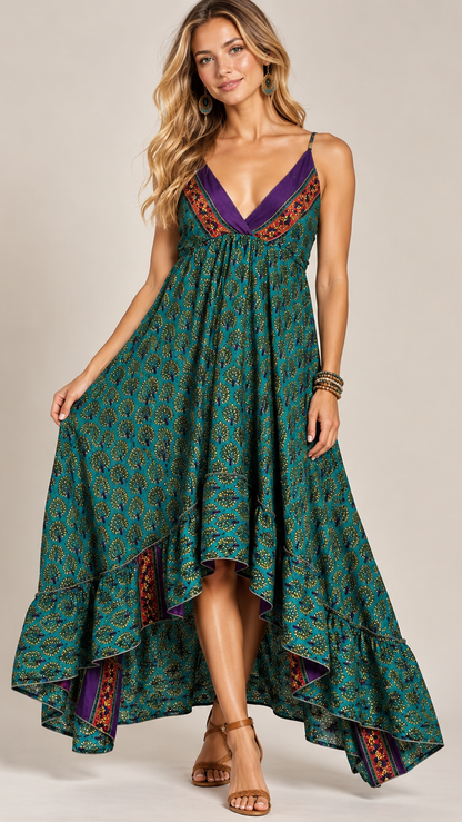 Plus Hi-Low Dress