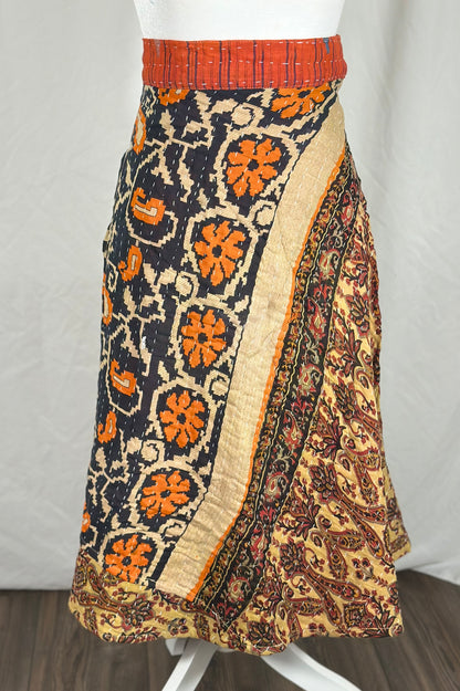 The Kantha Wrap Skirt