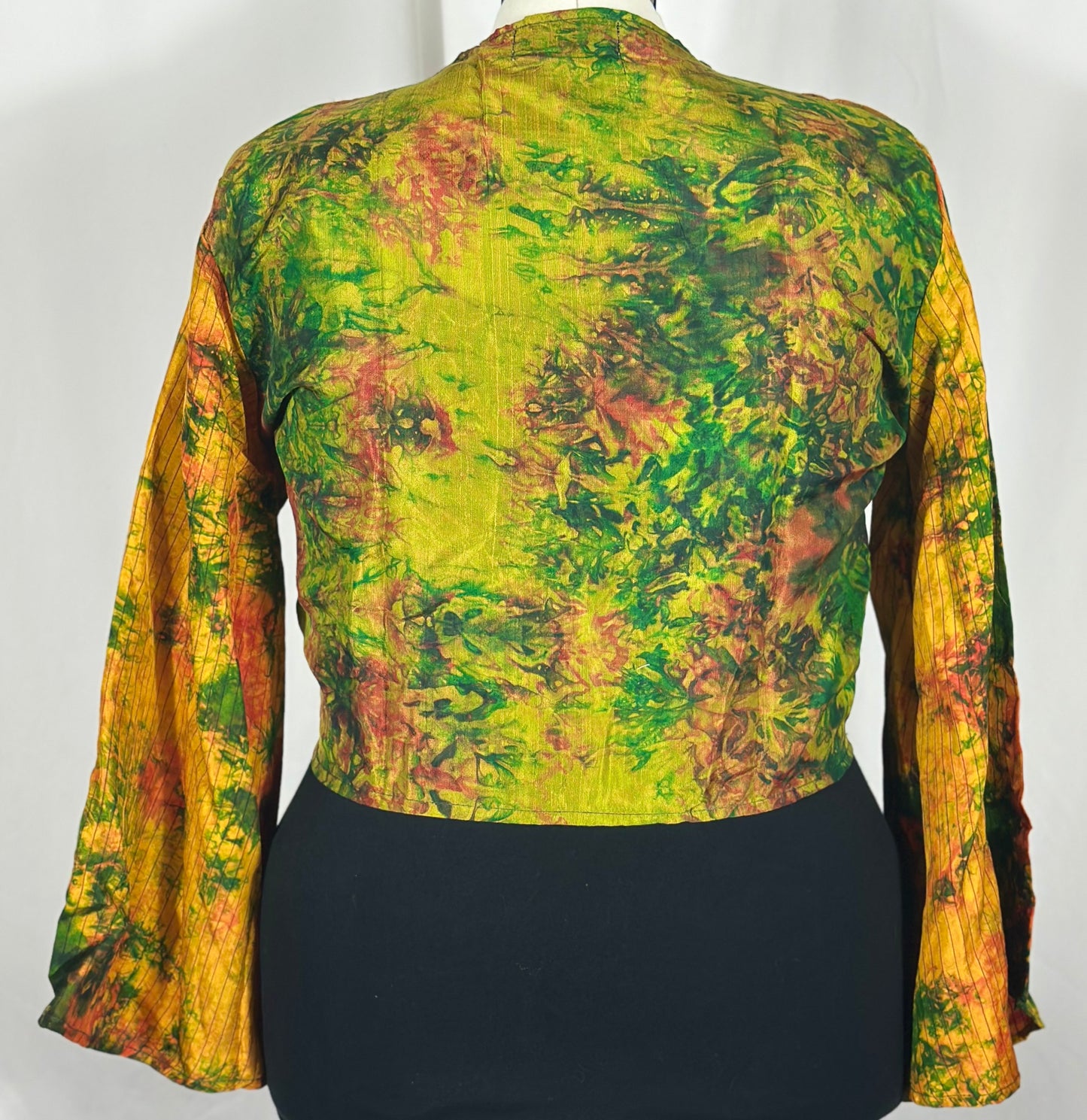 Regular Tie Dye Wrap Top